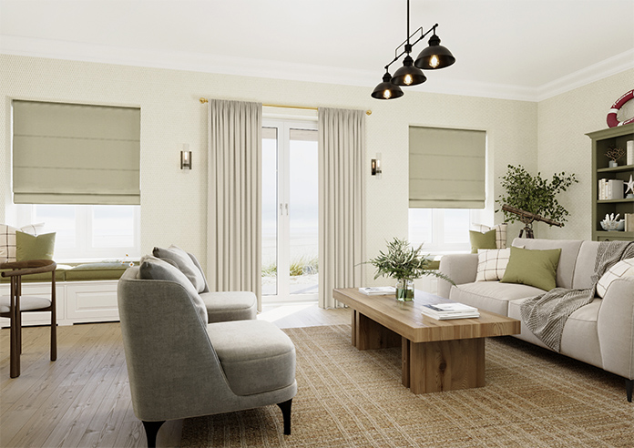 Blenheim, Cornsilk - Roman Blind - Image 6